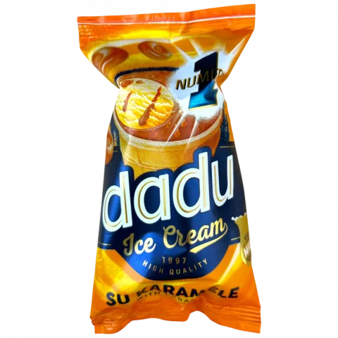 Морозиво DADU карамельне у стаканчику 70г И580 (Литва)