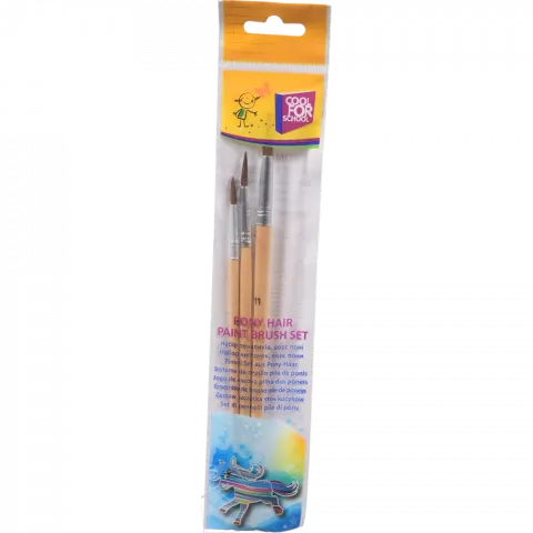 Набір пензликів 3 шт. 3711 ворс поні CF60806