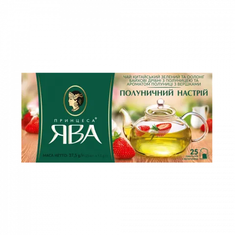 Чай Принцеса Ява 25 шт. зелен. Полунич. настрій