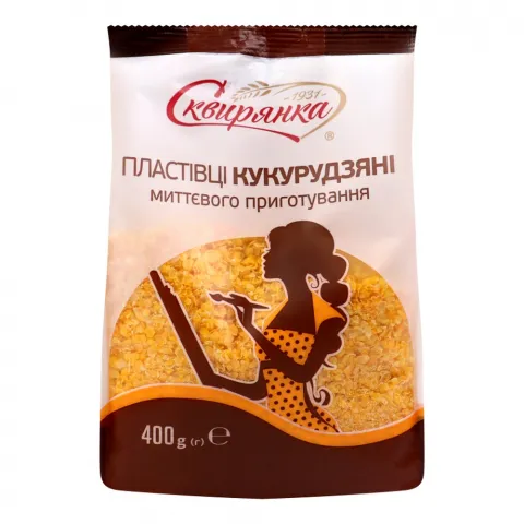 Пластівці Сквирянка 400 г кукурудзяні, що не потребують варіння