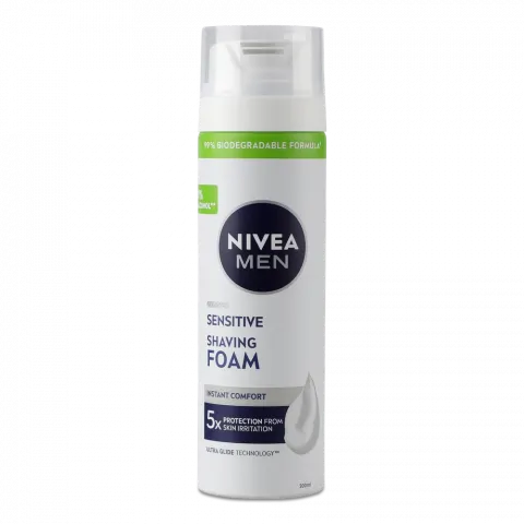Піна д/гоління Nivea 200 мл чутлив. шкіра 81720