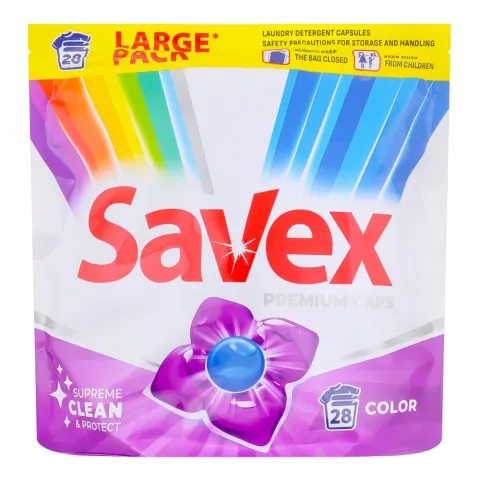 Гель д/пран. Savex 2 in 1 Color 25/28 шт. И (Бол)