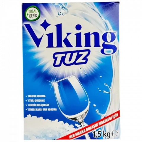 Сіль для посудомийної машини VIKING 1,5кг И011 (Туреччина)