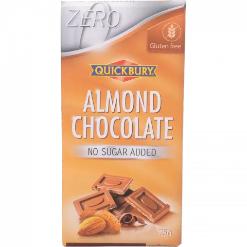 Шок Квікбері 75 г мол. з мигдалем б/цукру (Німеччина)