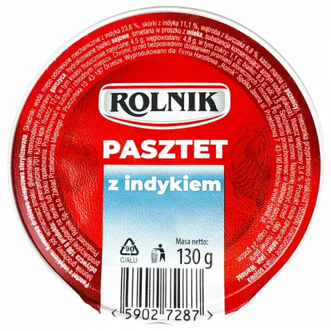 Паштет ROLNIK 130 г з індички (Польща)