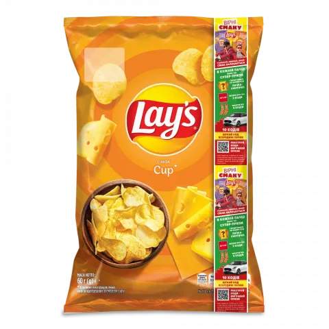 Чипси Lays 60 г сир