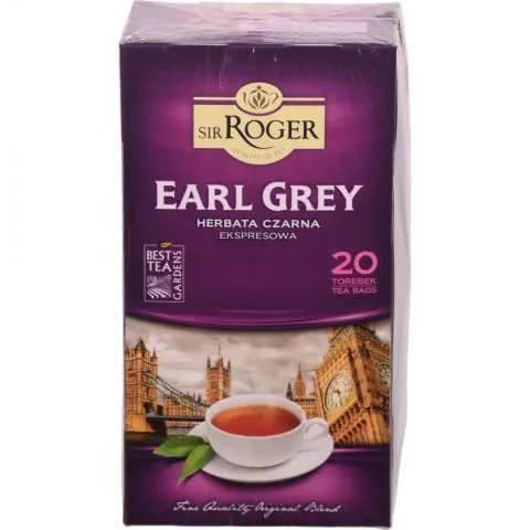 Чай Sir Roger 20 шт. чорн. Ерл Грей (Польща) И164