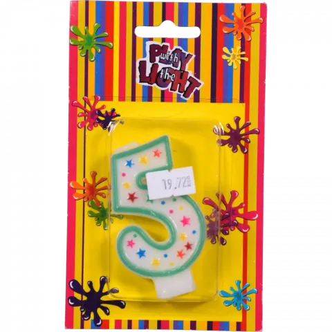 Свічка Party Favors 5