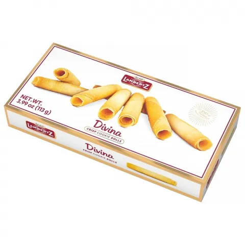 Трубочки Lambertz 113 г Divina з печива И202 (Бельгія)