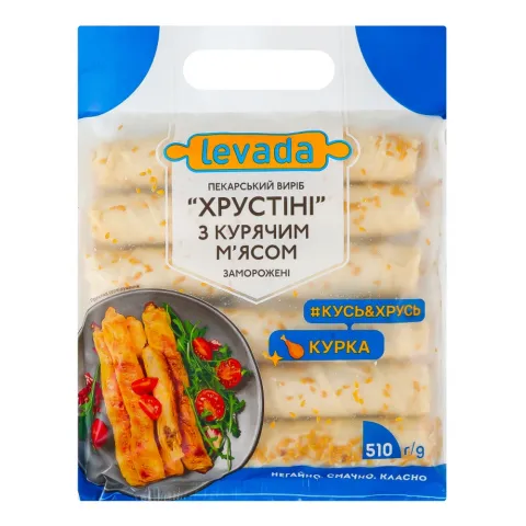 Хрустіні Левада 510 г з курячим м`ясом