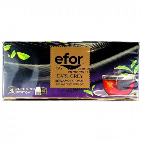 Чай Efor Earl Grey 25 шт чорн. (Туреччина)