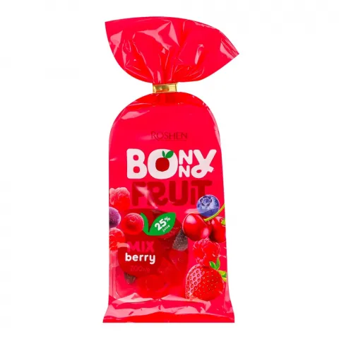 Цукерки Рошен 200 г Bonny-Fruit Ягідний мікс