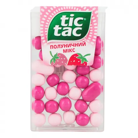 Цукерки Тік-Так Полуниця