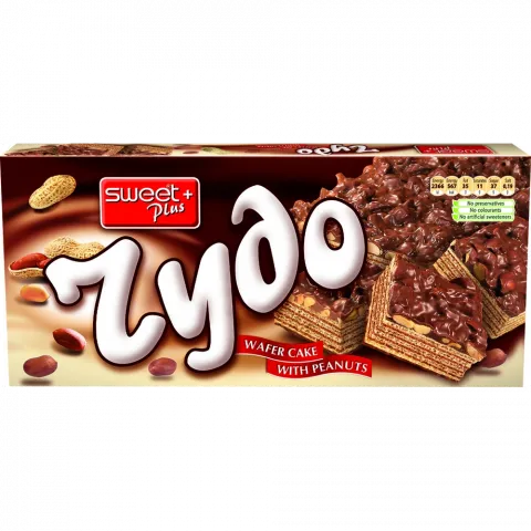 Вафлі RYDO 250 г в какао-глазурі з арахісом (Болгарія)