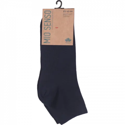 Шкарпетки чол. Mio Senso короткі C201R темно-сині, р. 42-44