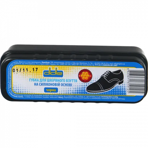 Губка д/взуття Didie Чорн. з воском Классик/125