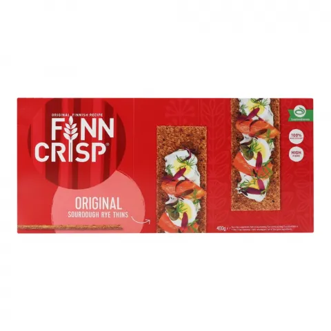 Сухарики Фінн Крісп житні 400 г Original Taste з цільнозмеленого борошна