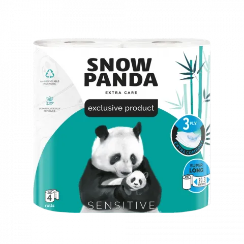 Туал. папір Сніжна панда 4 шт. Extra care Sens