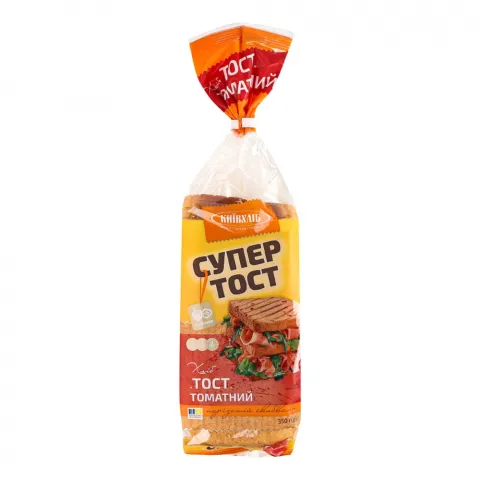 Хліб КХ Тост 350 г томатний наріз.