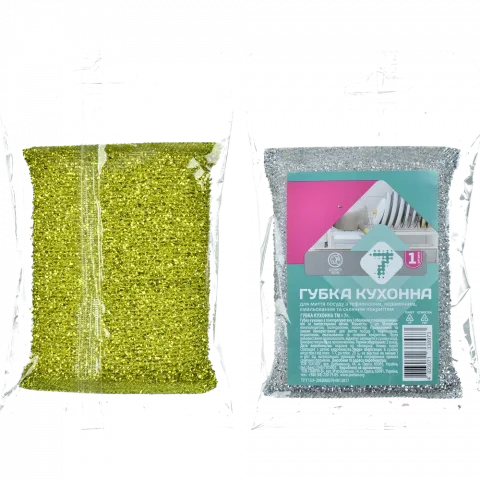 Губка кухонна 7` для тефлону`