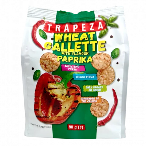 Хлібці Трапеза 90 г Міні пшеничні зі смак. пікантної паприки