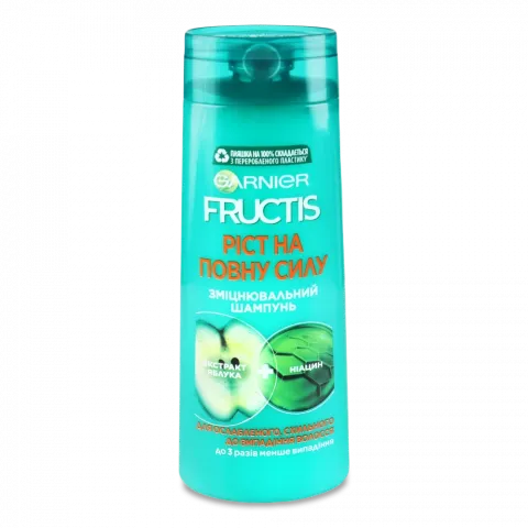 Шампунь FRUCTIS 400 мл Ріст на повну силу д/ослабл. вол. схильного до випадіння