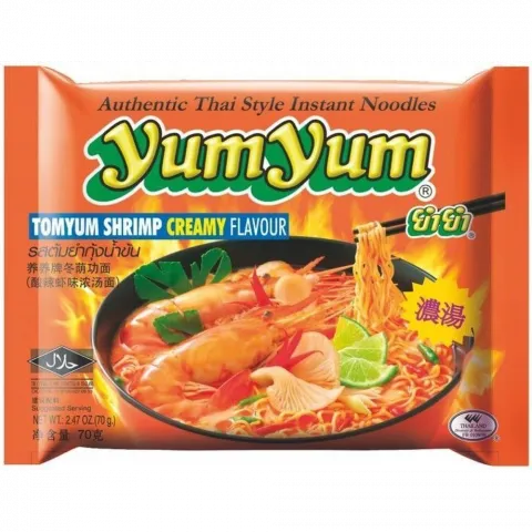 Локшина рамен Yum Yum Tom Yum з креветками И021