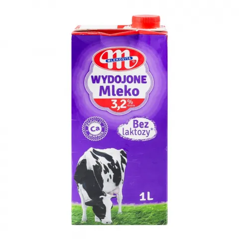 Молоко Mlekovita 3,2 1 л т/п безлактозне (Польща)