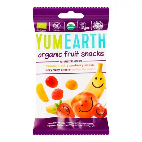 Цукерки YumEarth 50 г жувальні фруктові органіч.