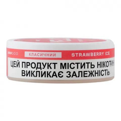 Нікотинові подушечки Velo Strawberry Ice Класичний
