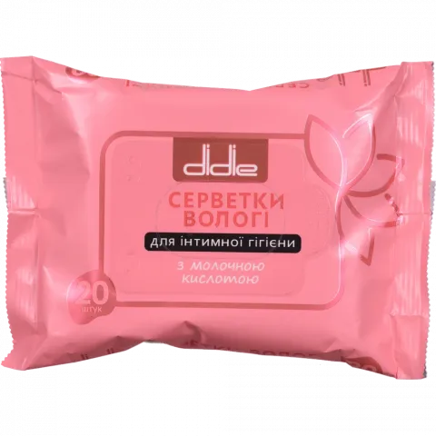 Серветки вологі Didie 20 шт. д/інтимної гігієни