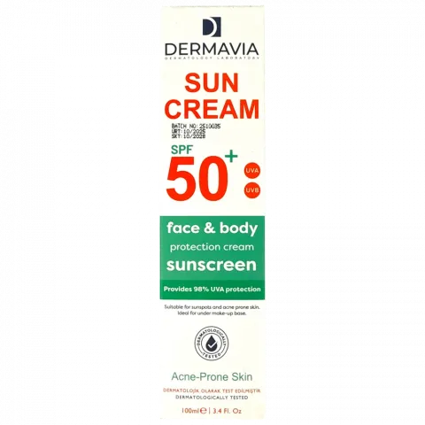 Сонцезах.крем DERMAVIA SPF50+ д/пробл.шкір 100мл И035(Тур)