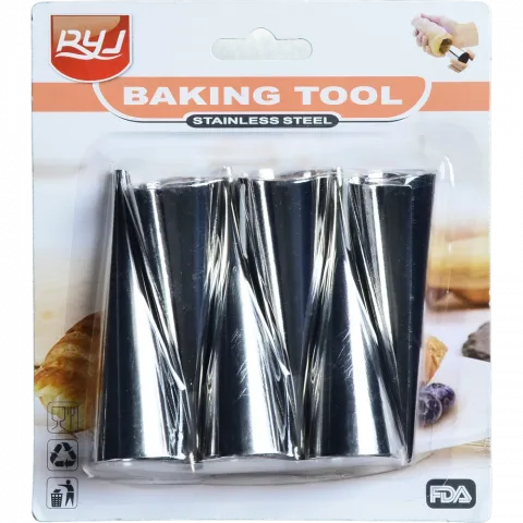 Конуси кондитерські для випічки трубочок 6 шт. 8,5 см арт. AFY1839-2 И250