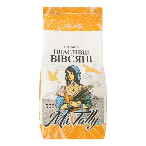 Пластівці MsTally 500 г Вівсяні
