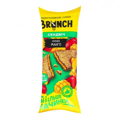 Сендвіч хрусткий Brunch 56 г солодке манго