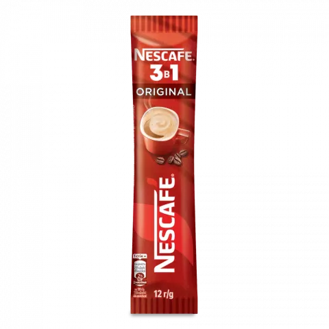 Кавовий напій Нескафе 12/13 г 3в1 Оригінал