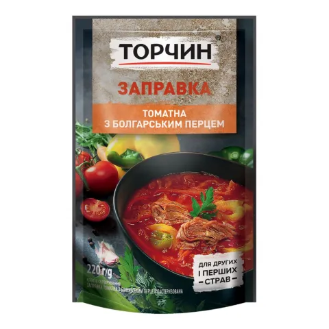 Заправка Торчин 220 г пак. д/борща з болгар. перцем
