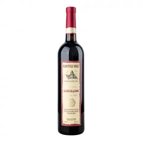 Вино Картулі Вазі Алазанська долина 0,75 л н/сол. червон.