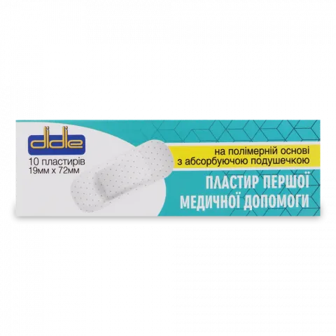 Пластир Didie на полімерній основі 19х72 10 шт.