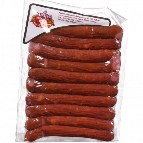 Ковбаски Лібра Мисливські н/к в/ґ. ваг.