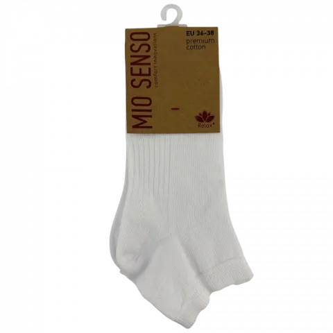 Шкарпетки жін. MioSenso Relax4 короткі C503R білий, р. 36-38