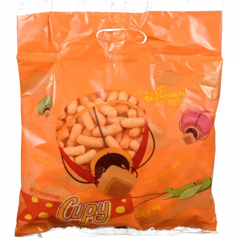 Кукурудзяні пал Українська Зірка 120 г зі смаком сиру