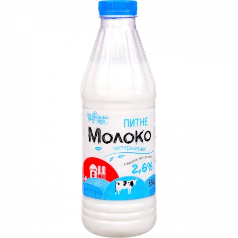 Молоко Українська Зірка 2,6 860 г бут. Українське