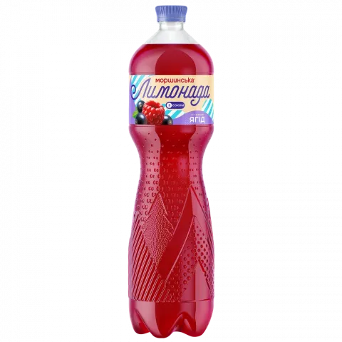 Лимонада Моршинська 1,5 л сл./газ. зі смаком ягід