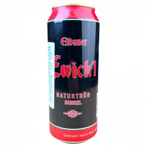 Пиво Eibauer 0,5л з/б Zwickl dunkel naturtrub т 6,7И072