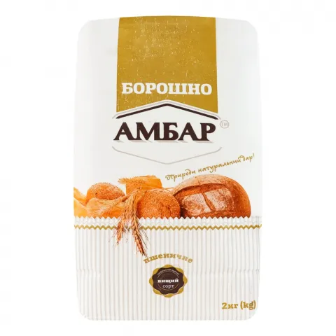 Борошно пшеничне в/ґ Амбар 2 кг