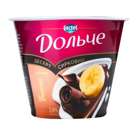 Десерт Дольче 200 г 3,4 Банан у шок. глазурі