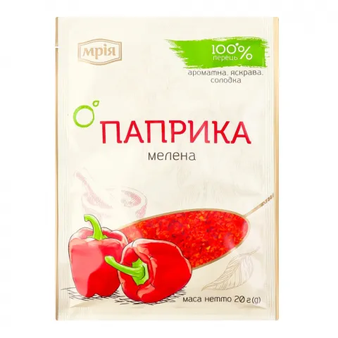 Паприка Мрія 20 г солодка мелен.