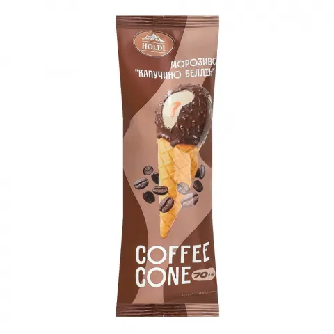 Морозиво Holdi 70 г Coffee Cone капучино-персик