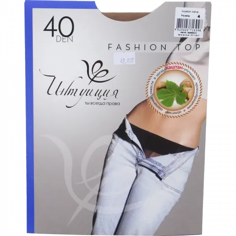 Колготи жін. Інтуїція Fashion TOP 40 4 Daino